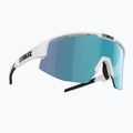 Occhiali da sole Bliz Matrix Nano Optics Photochromic bianco/marrone opaco blu multi 5