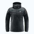 Piumino da uomo Haglöfs Micro Nordic Down Hood nero vero