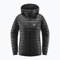 Piumino donna Haglöfs Spire Mimic Hood nero vero solido 5