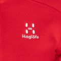 Felpa trekking donna Haglöfs Buteo Mid rosso scarlatto 3