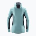 Giacca da trekking da donna Haglöfs L.I.M Mid Comp Hood blu ghiaccio/blu filato 2