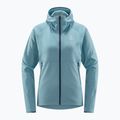 Giacca da trekking da donna Haglöfs Skuta Hood blu ghiaccio