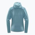 Giacca da trekking da donna Haglöfs Skuta Hood blu ghiaccio 2