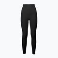 Casall leggings donna senza cuciture a costine grafiche a vita alta nero 4