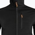 Giacca da trekking da uomo Fjällräven Keb Fleece Hoodie nero 3