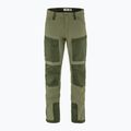 Pantaloni da trekking da uomo Fjällräven Keb Agile verde alloro/bosco profondo