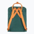Zaino da trekking Fjällräven Kanken 16 l verde artico/arancio piccante 3