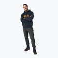 Felpa da trekking da uomo Fjällräven Logo Hoodie navy scuro 2