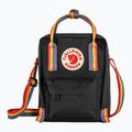 Fjällräven Kanken Rainbow Sling 2,5 l nero/arcobaleno