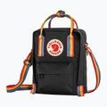 Fjällräven Kanken Rainbow Sling 2,5 l nero/arcobaleno 2