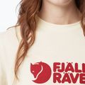 Maglietta da trekking da donna Fjällräven Logo bianco gesso 2