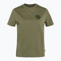 T-shirt trekking donna Fjällräven Fox Boxy Logo verde 3