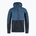 Giacca da trekking da uomo Fjällräven Abisko Trail Fleece blu indaco/marino scuro