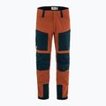 Pantaloni da trekking da uomo Fjällräven Keb Agile autumn leaf/ dark navy