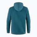 Felpa da trekking uomo Fjällräven Logo Hoodie deep sea 5