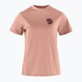 T-shirt trekking donna Fjällräven Fox Boxy Logo dusty rose