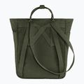 Borsa 2-in-1 Fjällräven Kanken Totepack 14 l deep forest 2