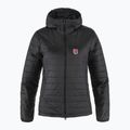 Piumino da donna Fjällräven Expedition X-lätt Hoodie nero