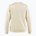 Felpa da donna Fjällräven Logo Sweater bianco gesso/arancio fuoco 2