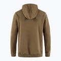 Felpa con cappuccio Fjällräven Logo Uomo, marrone scuro 2