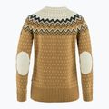 Fjällräven donna Övik Knit Sweater marrone grano saraceno/bianco gesso 2