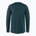 Maglia trekking a maniche lunghe da uomo Fjällräven Bergtagen Merino mountain blue 2