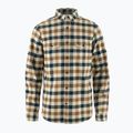Camicia da uomo Fjällräven Skog Slim fossil/dark navy