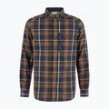 Camicia da uomo Fjällräven Fjällglim Regular wood brown/black oak