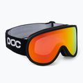 POC Retina Clarity occhiali da sci nero uranio/arancio spectris