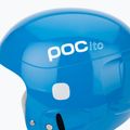 Casco da sci per bambini POC POCito Skull blu fluorescente 7