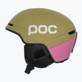 Casco da sci POC Obex Contour olivine green matt/thulite pink matt 2