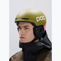 Casco da sci POC Obex Contour olivine green matt/thulite pink matt 5
