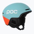 Casco da sci POC Obex Contour indicolite blue matt/carnelian orange matt