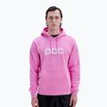 Felpa POC Hood thulite pink/hydrogen white
