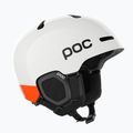Casco da sci POC Fornix MIPS hydrogen white/fluorescent orange