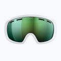 Maschera da sci POC Fovea Mid hydrogen white/partly sunny green 2