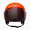 Casco da sci per bambini POC POCito Obex Visor S2 Jr fluo orange/clarity pocito/partly sunny/lt orange 3