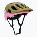 Casco da ciclismo POC Cularis olivine green matt/thulite pink matt