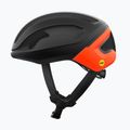 Casco da bici POC Omne Air MIPS nero uranio opaco/arancio fluorescente opaco 2