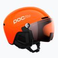 Casco da sci per bambini POC POCito Obex Visor S2 Jr fluorescent orange