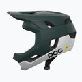 POC Otocon Race MIPS casco da bici verde pargasite opaco/bianco idrogeno opaco 2