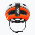 Casco da bici POC Omne Beacon MIPS bianco idrogeno/arancio fluorescente opaco 4