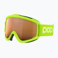 POC POCito Iris giallo fluorescente/verde/arancio chiaro parzialmente soleggiato occhiali da sci per bambini 3