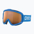 Occhiali da sci per bambini POC POCito Iris blu fluorescente/arancio chiaro parzialmente soleggiato 3