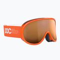 Maschera da sci per bambini POC POCito Retina Jr S2 fluorescent orange/partly sunny light orange
