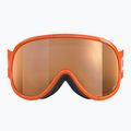 Maschera da sci per bambini POC POCito Retina Jr S2 fluorescent orange/partly sunny light orange 3