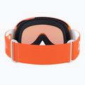 Maschera da sci per bambini POC POCito Retina Jr S2 fluorescent orange/partly sunny light orange 4