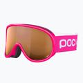 Maschera da sci per bambini POC POCito Retina Jr S2 fluorescent pink/partly sunny light orange 2