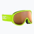 Maschera da sci per bambini POC POCito Retina Jr S2 fluorescent yellow/green/partly sunny light orange