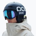 Maschera da sci POC Fovea apatite navy/partly sunny blue 5